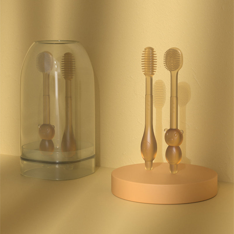 Baby Silicone Toothbrush Set - BY11