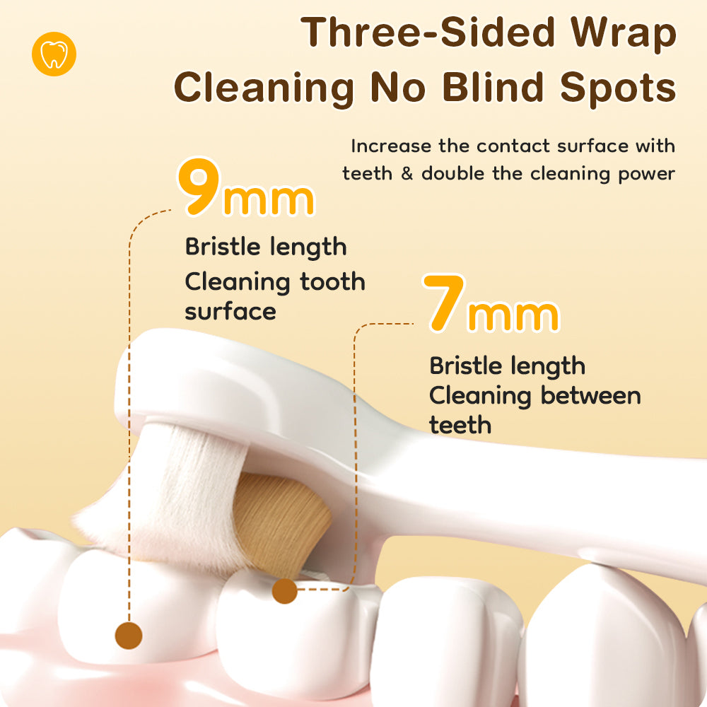 3-sided Kids Soft Brush - BT12